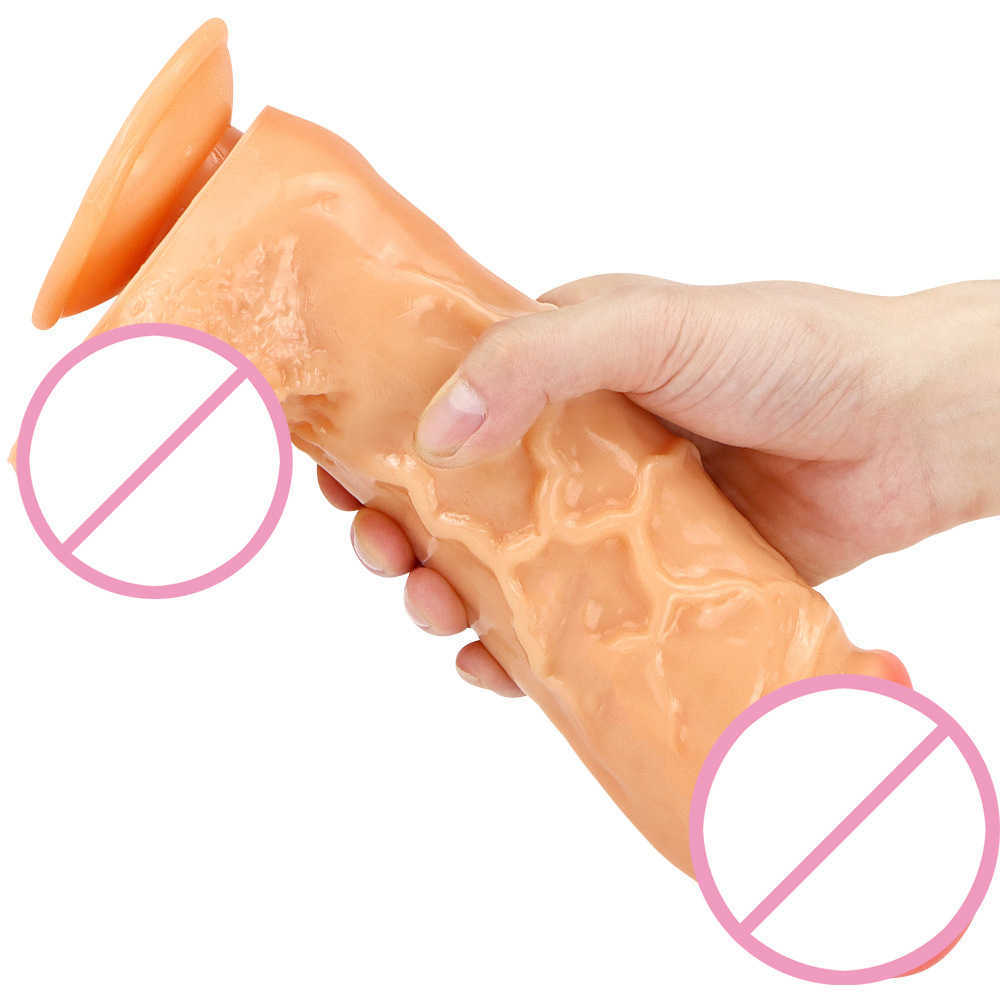 Dildos dong 6 5 cm di spessore ventosa finto masturbatore femminile super grande manuale Jj 221006