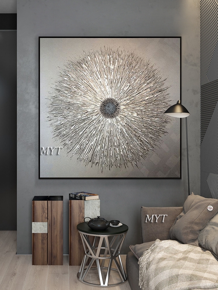 Paintings Arrival Home Wall Flower Canvas Art Handmade Abstract Flower Oil Painting Canvas Wall Art Modern Home Decoration Piece A5029863