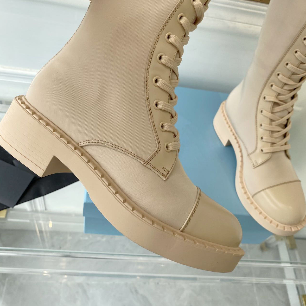 2023 botas de moda feminina Tr￪s cores BEIGE RELO BEIGE 35-40