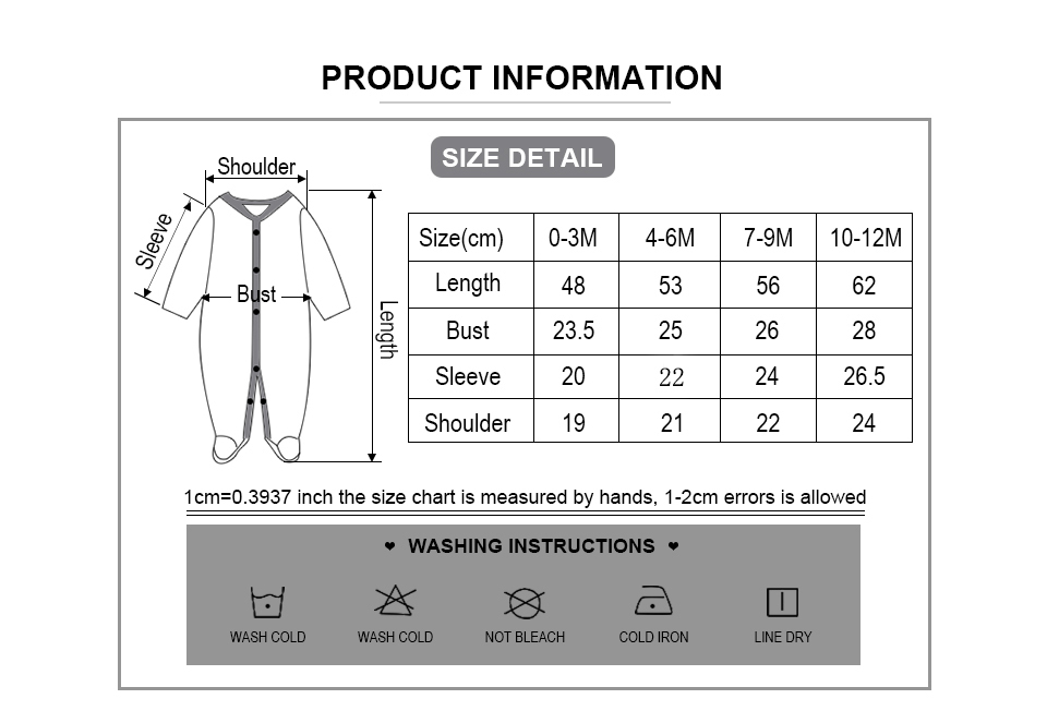 Footies Baby Boys Rompers Winter Long Sleeve Cotton baby custome Girls Jumpsuit ONecks Kids Clothes boy Outfits sets 221006