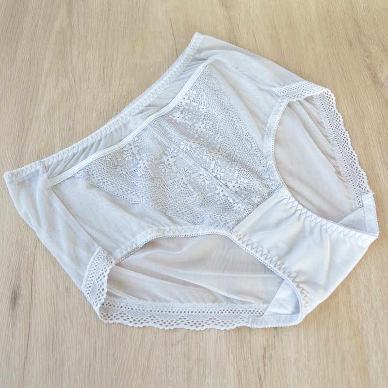 Biancheria intima taglie forti da donna Lady Briefs Pink Underpants Lace 5 pezzi lotto accetta l'ordine dei colori misti