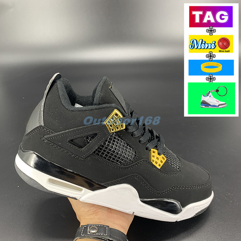 Jumpman 4 4s Mens basketball shoes Sneakers Military Black Game Royal Cat Red Thunder Tour Yellow White Oreo University Blue men women sneakers Sports trainers