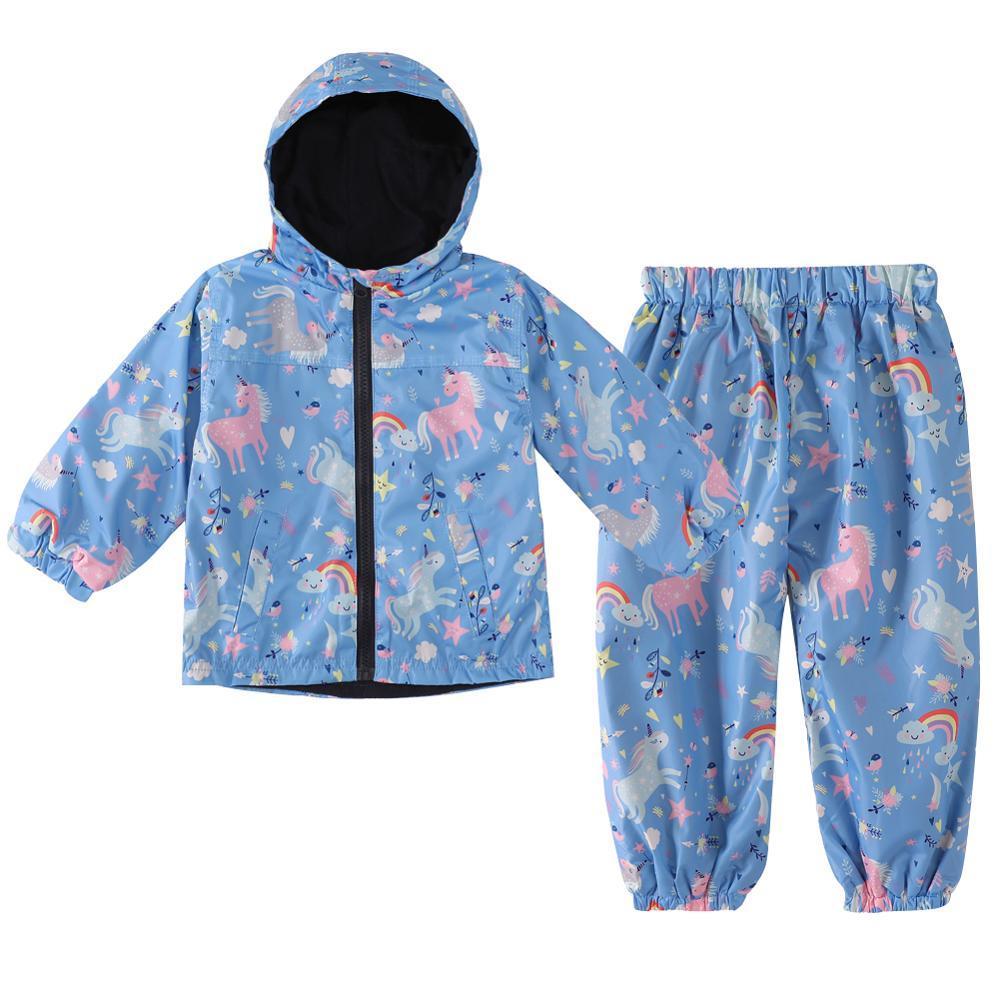 Kleidungssets LZH Kinder Kleidung Herbst Kleinkind Mädchen Kleidung Einhorn Regenmantel Jacken Hosen Outfit Kinder Sport Anzug Für Jungen Kleidung Sets 221007