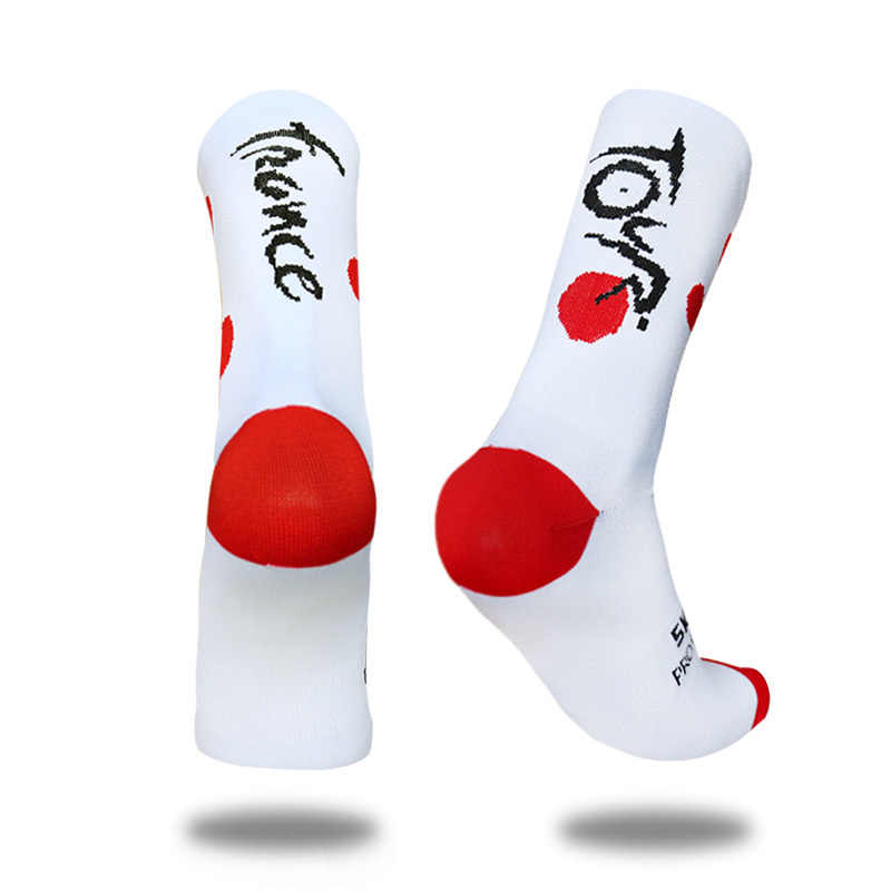 Mens Socks Pro Competition Cycling Letter Sports Breattable Outdoor Road Running Socks Men Women Calcetines Ciclismo 221007