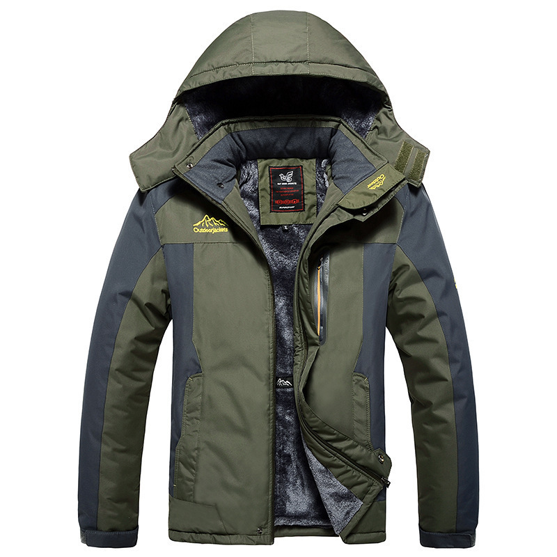 Giacche da uomo Uomo Inverno Parka Antivento Spessore Caldo Giacca in pile Cappotto Uomo Autunno Outwear Moda Outdoor Con cappuccio Casual Parka Uomo 221006