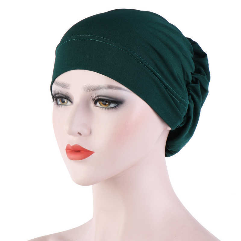 Pannband Kvinnor Hijab Scarf Turban Caps Muslim huvudduk Islamiska under halsduk Bomull Bandana Bonnet Multifunktionella inre turbanhattar Mujer T221007