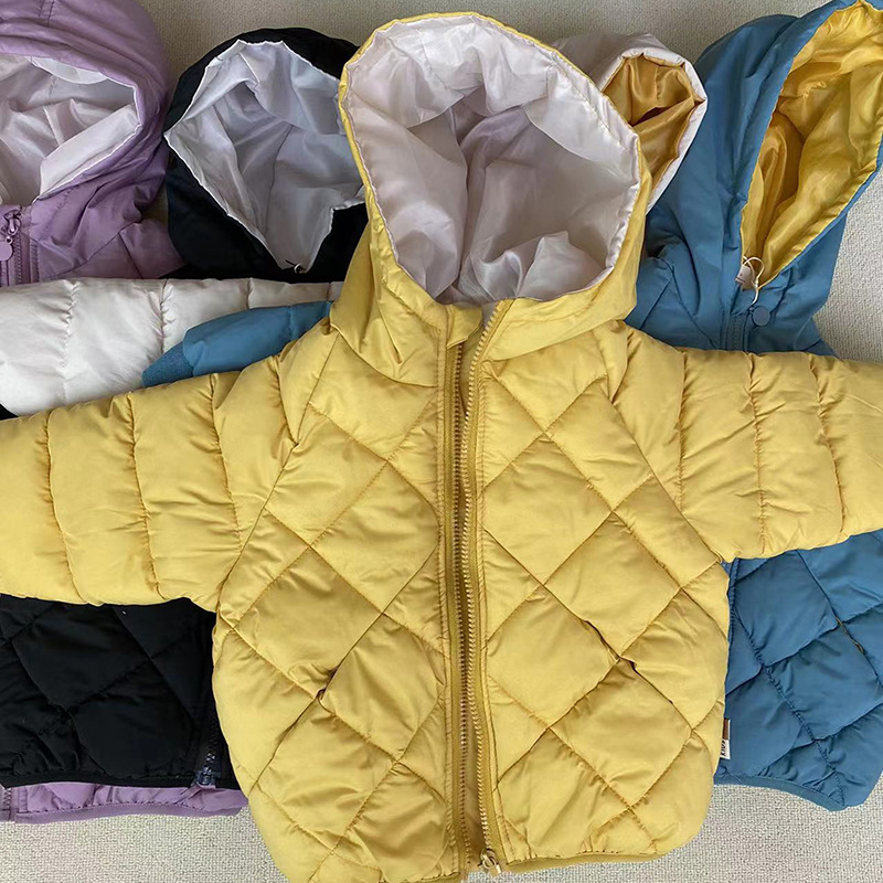 Piumino bambini Parka imbottito in cotone Cappotti Addensare vestiti caldi Neonate Cerniera Giacca con cappuccio Bambino Bambini Ragazzi Capispalla invernale 221007