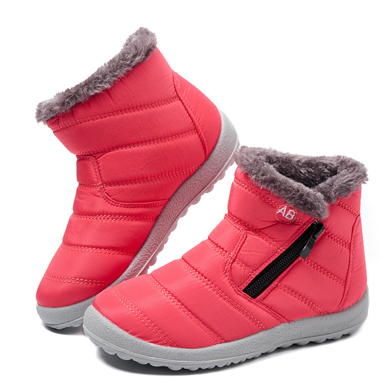 Stivali Inverno Bambini Neve impermeabile Bambini Scarpe sportive Ragazzi Sneakers Ragazze Cotone caldo Slip On Caviglia casual 221007