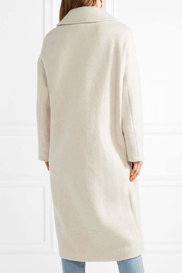 여성 양모 블렌드 영국 가을 겨울 여성 단순한 양모 최대 양모 긴 이중 가슴 코트 실루 아 암성 겉옷 manteau femme abrigos mujer 221007