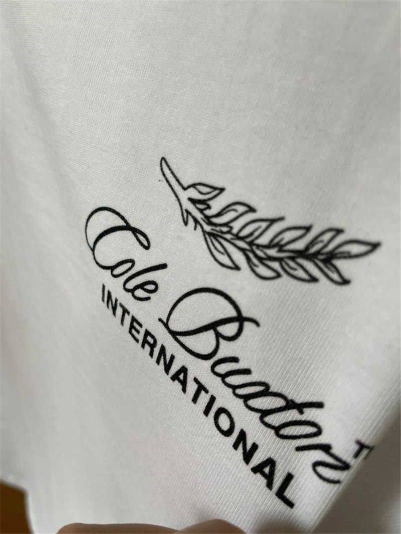 Homens camisetas 2022ss Tecido Pesado Cole Buxton T-shirt 1/1 Alta Qualidade Oversized Top Tees Real Tag CB Camisetas T221006
