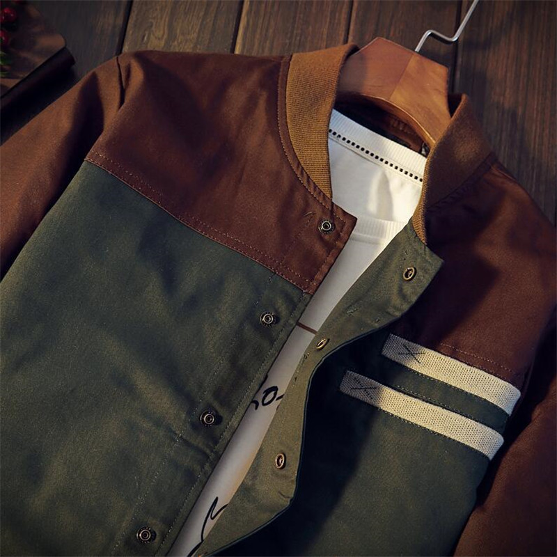 Men's Jackets Brand Green Casual Teens Jacket Men Turn-down Collar Long Sleeve Tactical Bomber Military Mens Thin Coat 4XL 221006