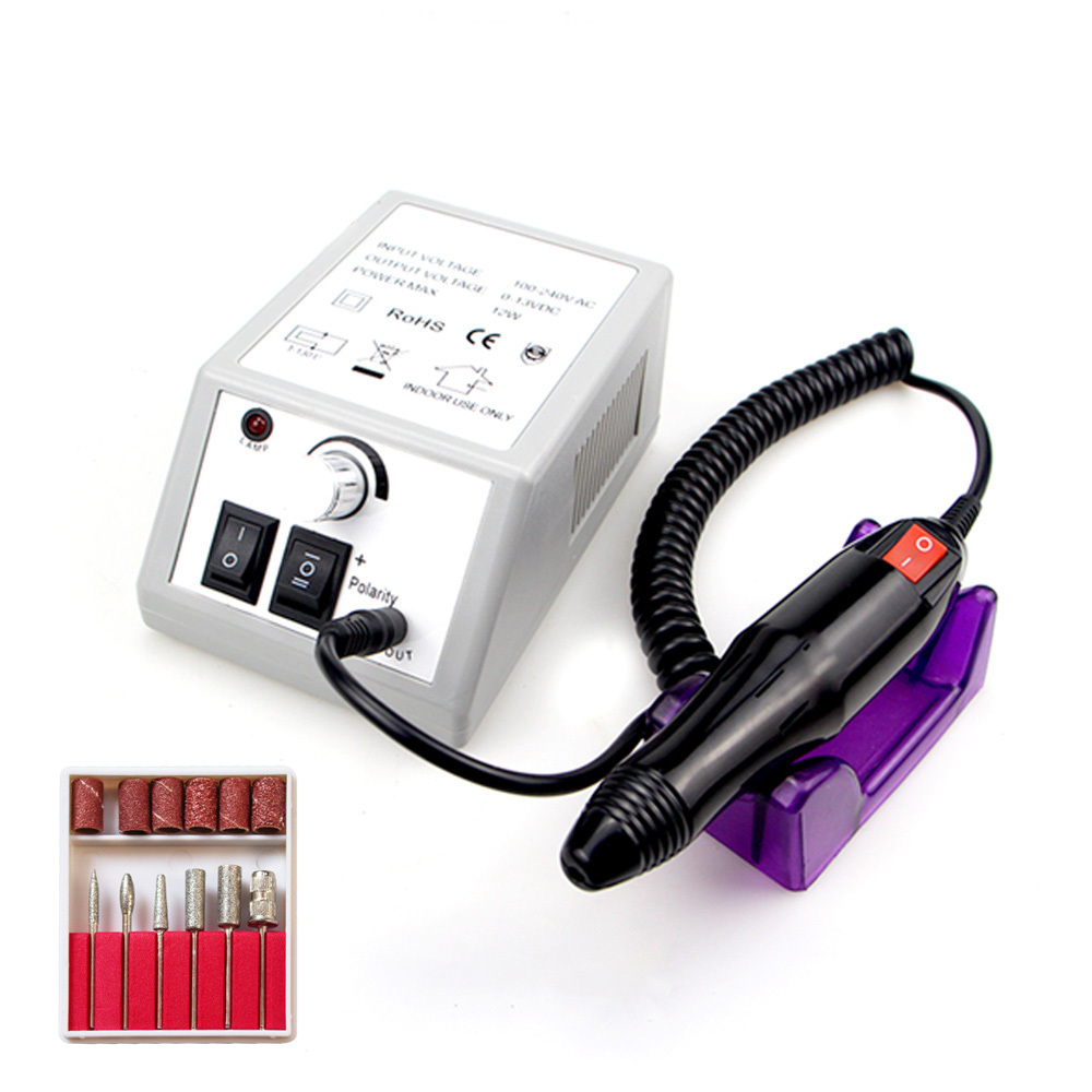 Nagelkunstausrüstung 12W Drill Electric Manicure Machine 20000 U / min -Datei mit Speed ​​Pedicure Tools 221007
