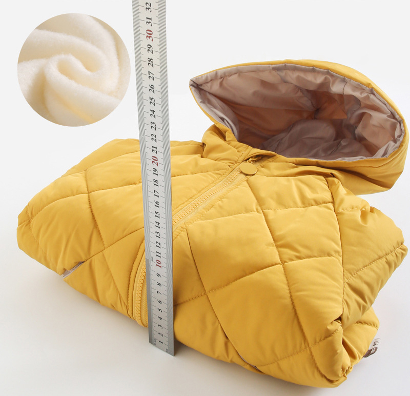 Piumino bambini Parka imbottito in cotone Cappotti Addensare vestiti caldi Neonate Cerniera Giacca con cappuccio Bambino Bambini Ragazzi Capispalla invernale 221007