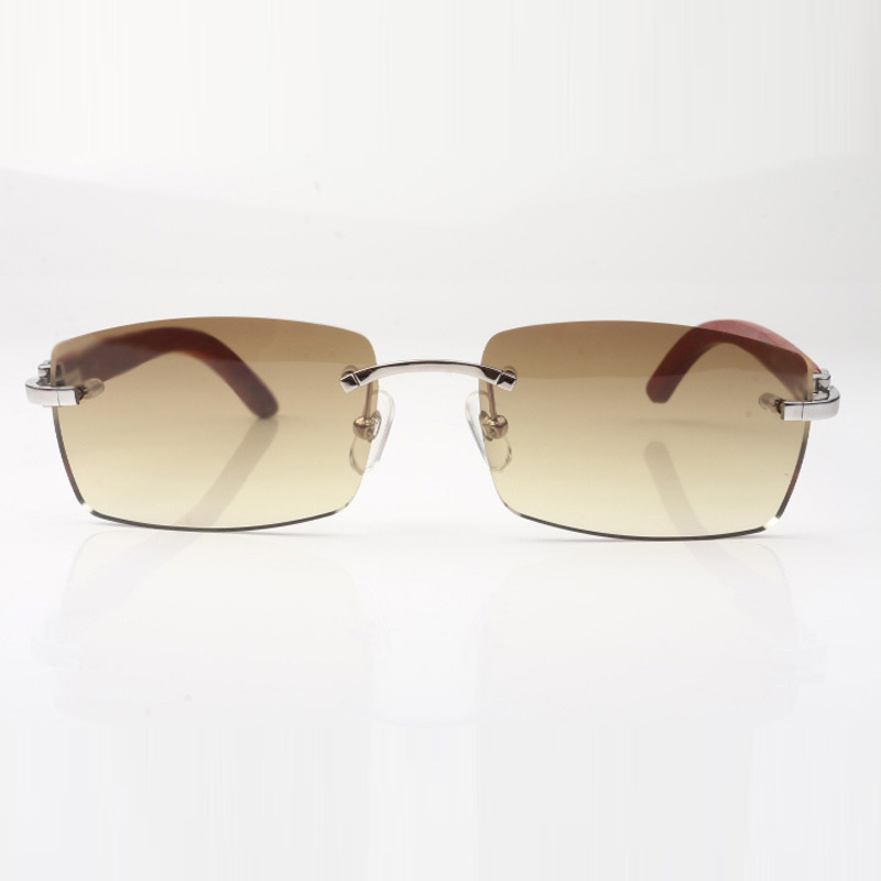 Nouvelles lunettes de soleil C hardware 3524012 avec bâtons en bois originaux et lentilles 56 mm pour unisexe 295H