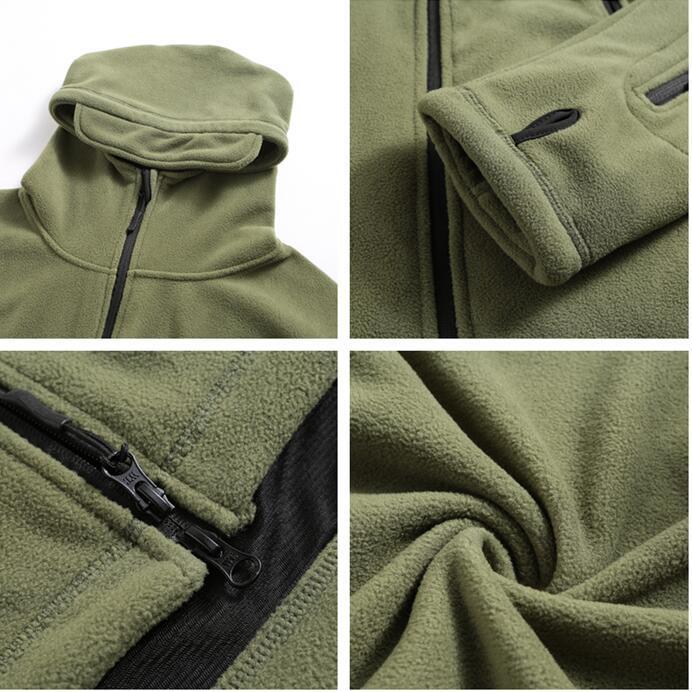 Herenjacks Tactische fleece jas Militair uniform Soft Shell Casual Hooded Jacket Men Thermal Army Clothing 221006