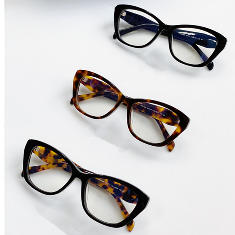 Fashion Lovely Small Cateye рама каркасных украшений очки для женщин 19W 53-17-140 Индивидуальный дизайн ног.