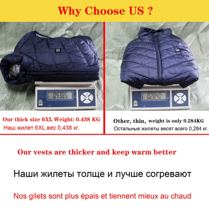 Jackor 13 Area Usb Uppvärmd Män Väst För Dam Uppvärmning Tactical Down Bodywarmer Heater e Y2210