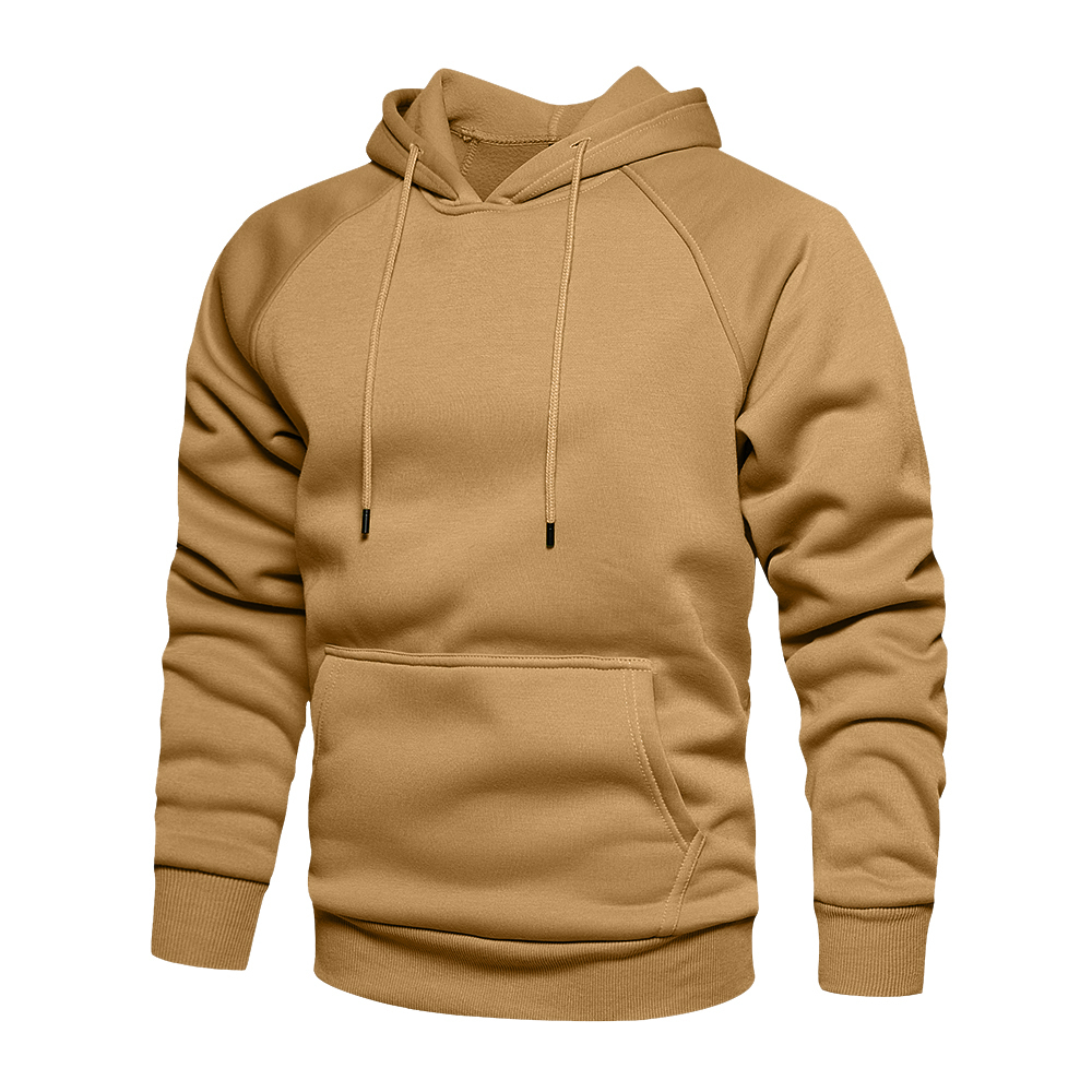 Mens Hoodies Sweatshirts Winter Fashion Thick Fleece Hip Hop Långärmning Pullover Male Autumn Solid Color Clothes 221007