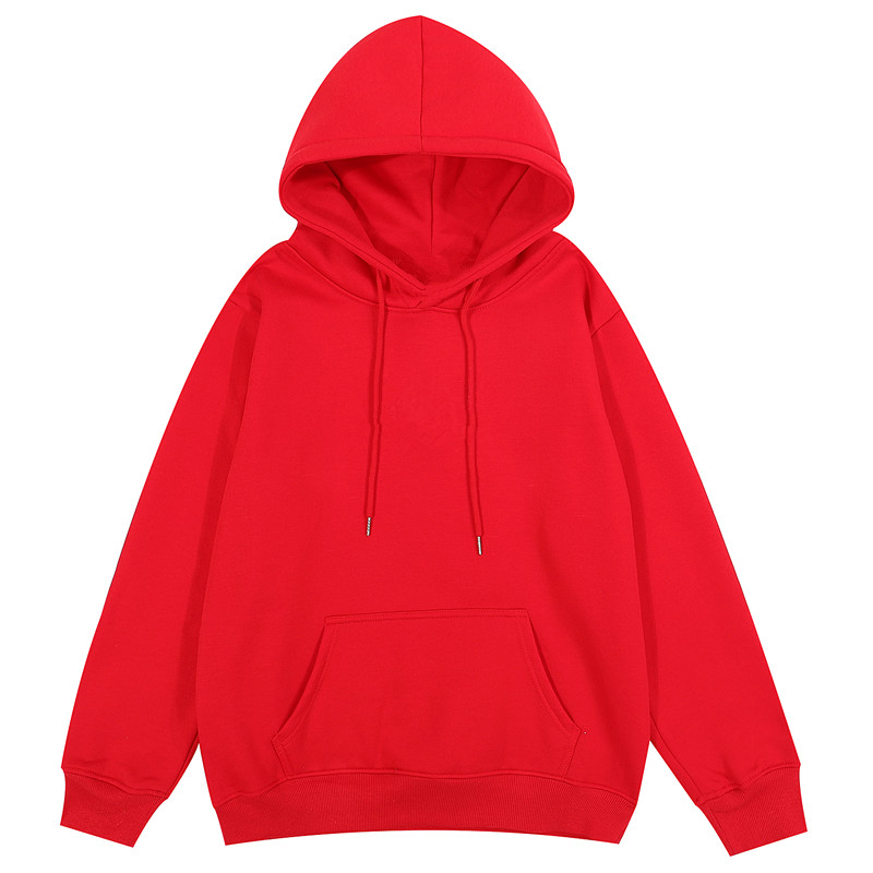 남성 스웨트 셔츠 여성 자수 빨간색 라벨 봉제 두껍게 느슨한 스웨터 거리 패션 레터 디자인 단순한 스타일 커플 복장 유니쉬 플러스 사이즈 후드 티