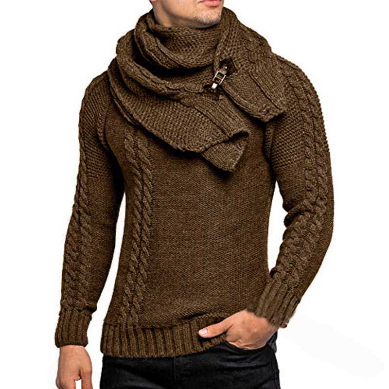 Truien Heren Truien Herfst Winter Warme Coltrui gebreide Trui Casual Slim Volledige Mouw Trui Oversized Knitwear Y2210