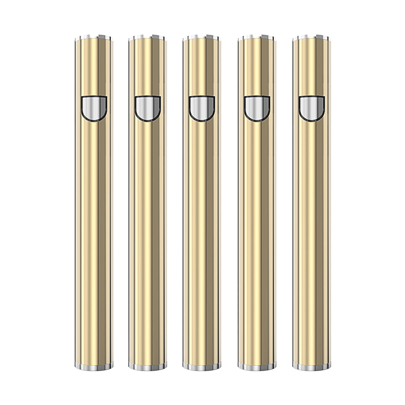 Batterie Golden vape 510 fil Chargeur USB rechargeable préchauffage E cigarette Vapes Batteries avec emballage