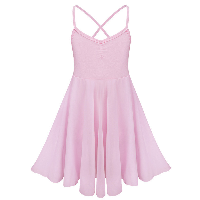 ダンスウェアIefiel leveless ChildsDancing Ballet Tutu Dress Girls Tulle Leotard Ballerina服221007