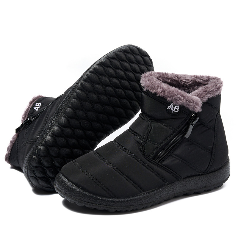 Buty zimowe dzieci wodoodporne butów śniegu dzieci butów chłopcy trampki dziewczęta ciepłe bawełniane poślizg na zwykłym kostce 221007