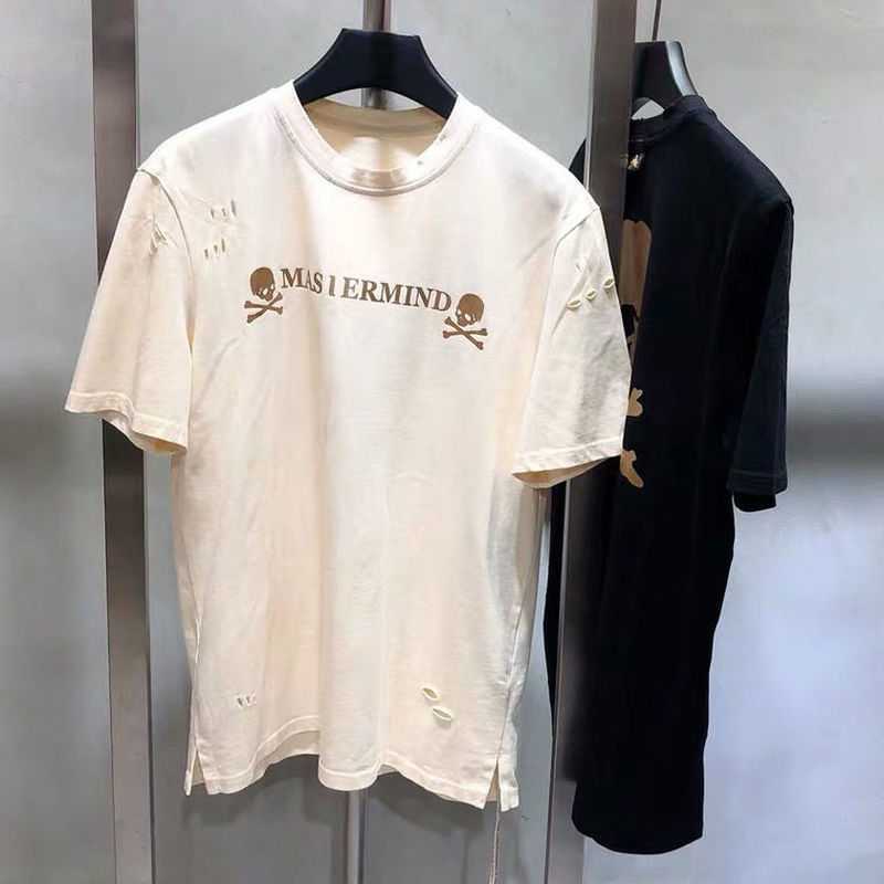 T-shirt da uomo 2022 Mastermind MMJ T-Shirt Uomo Donna Golden Holes Maniche corte Stili Harajuku Casual Top Tees Magliette T221006