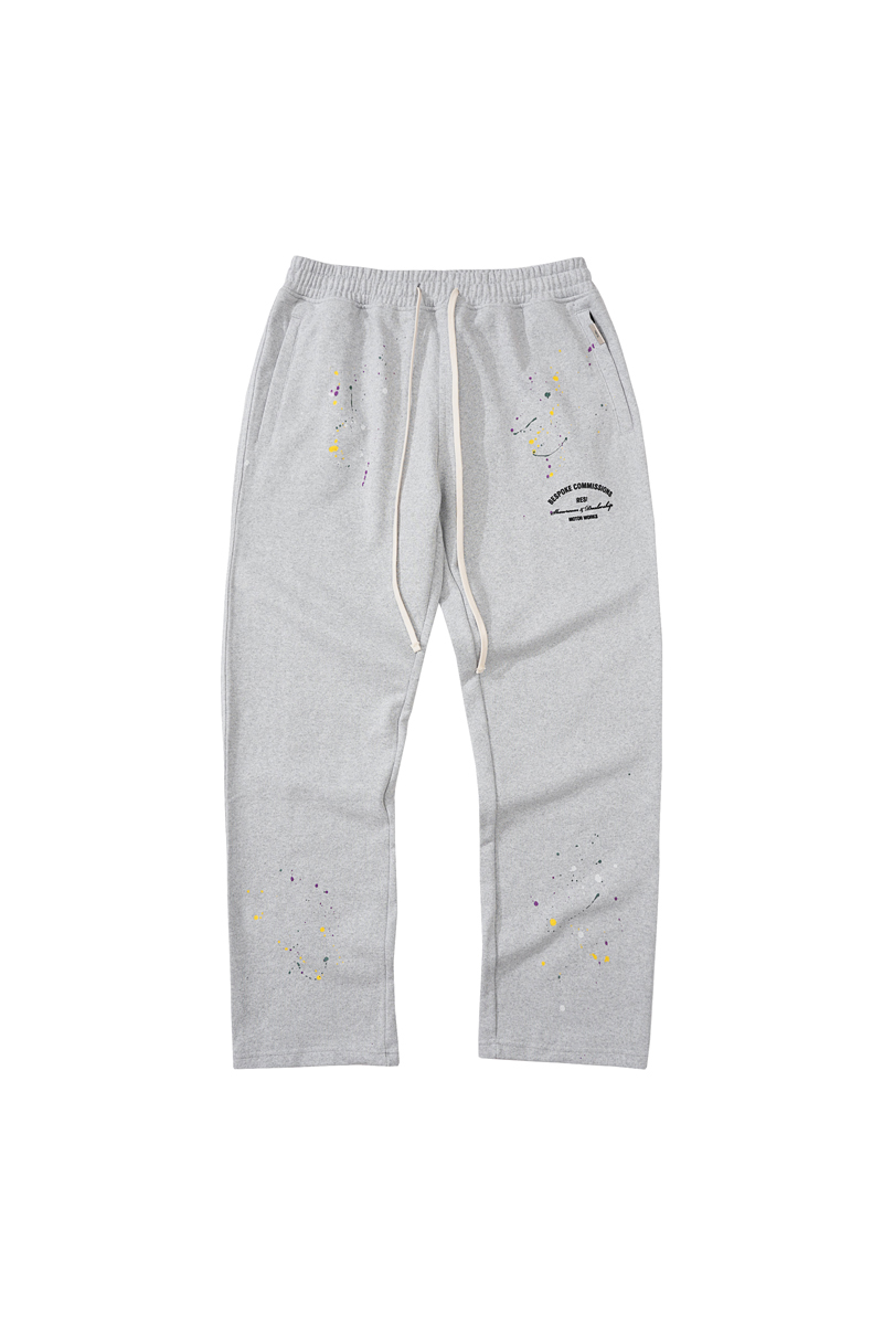 2022 Europa Splash Inkt Bespoke Commissies Broek Herfst Winter Potloden Broek Casual Trekkoord Joggingbroek Mannen Vrouwen Jogger Slim228h