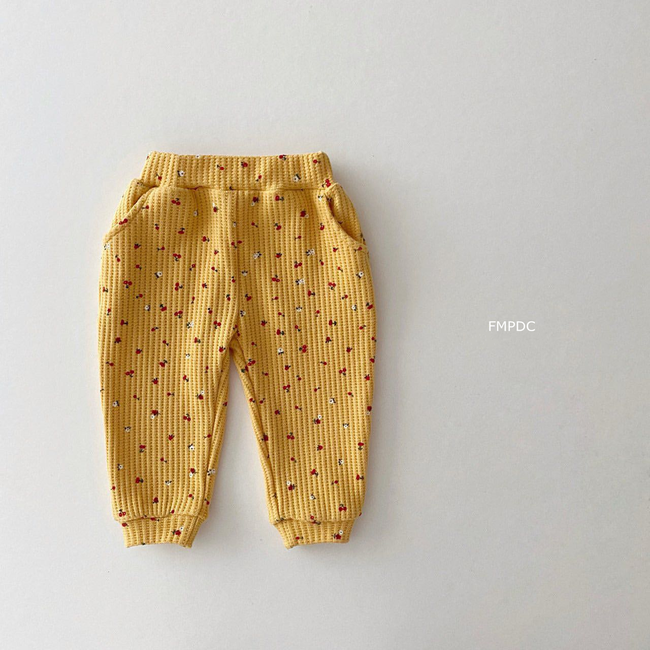 Conjuntos de ropa Bebé niña Ropa Primavera Nacido Tops Pantalón Trajes Waffle Algodón Pijamas 221007