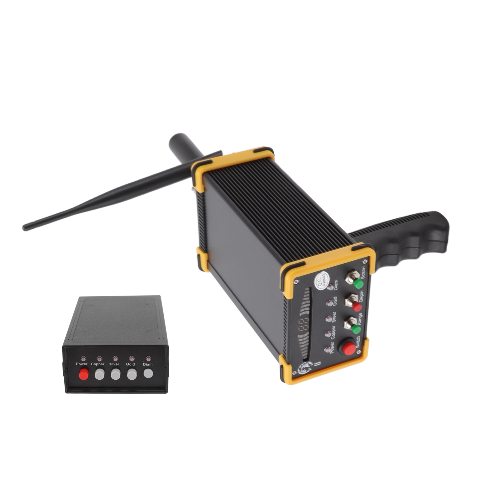 New Black Hawk 2 generation with infrared remote handheld metal detector can distinguish silvergold diamond and gem
