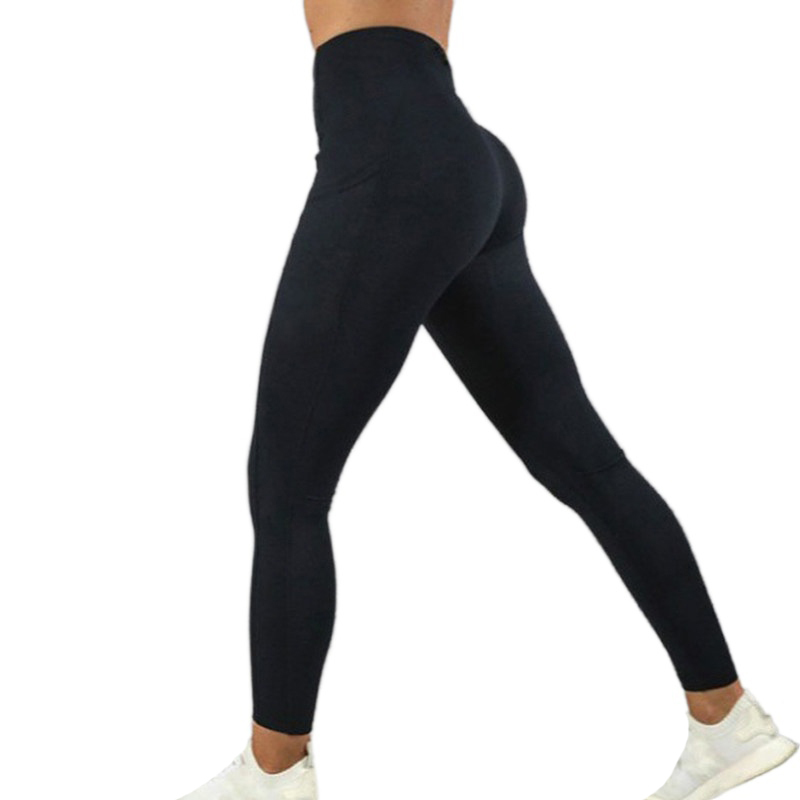 Womens Leggings Pocket Workout Leggings Women Black High Waist Push Up Leggins Fitness Tights Sports Mujer Activewear Gym Clothing 221007