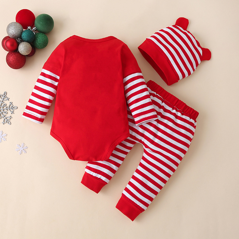 Ensembles de vêtements Mon premier Noël bébé fille vêtements garçon pour petits garçons nés automne tout-petit automne ensemble unisexe costumes mère enfants 221007