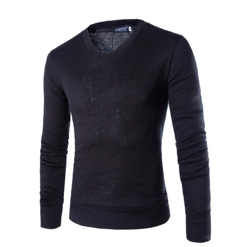 Herentruien Varsanol Cotton Sweater Mannen Lange mouwprutels Outswear Man Vneck Sweaters Tops losse vaste fit breien Kleding 221008