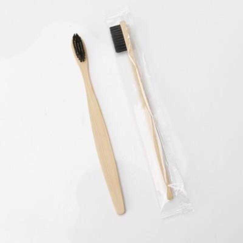 Natural Bamboo Handle Toothbrush Rainbow Colorful Whitening Soft Bristles Eco-friendly Oral Care