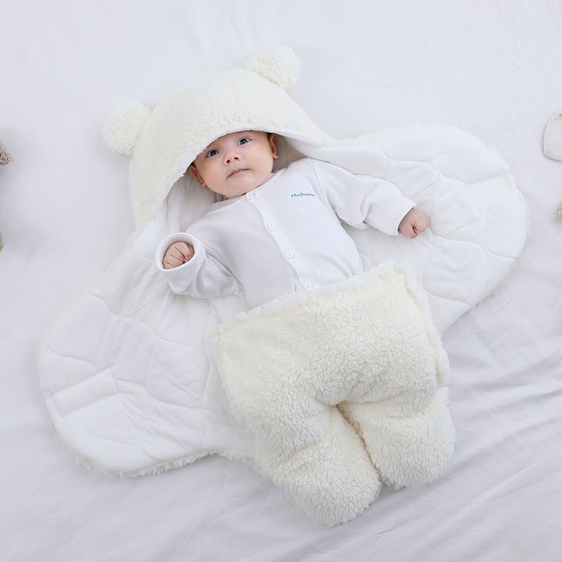 Sleeping Bags Soft born Baby Wrap Blankets Bag Envelope For Sleepsack 100% Cotton thicken Cocoon for baby 0-9 Months 221007