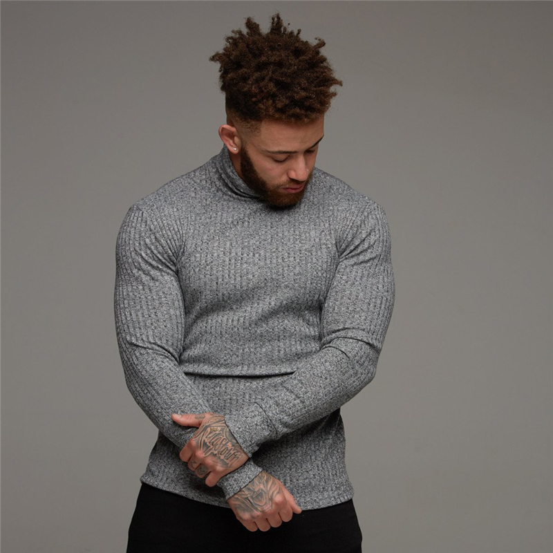 Hommes Pulls Mode Hiver Pull Hommes Chaud Col Roulé Hommes Chandails Slim Fit Pull Hommes Classique Sweter Hommes Tricots Pull Homme 221008