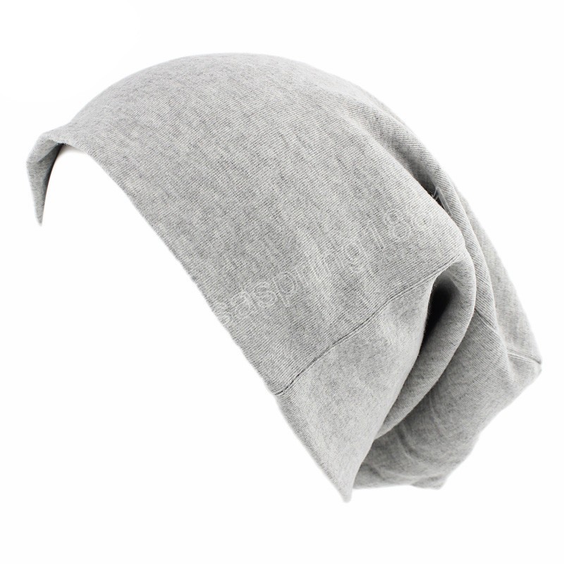 Bonnet unisexe en laine, Jersey uni, ample, surdimensionné, casquette en coton, Baggy, couleur bonbon, couvre-chef chaud pour femmes et hommes