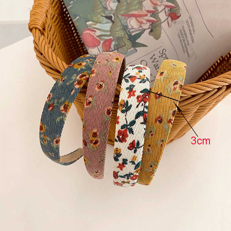 Bandas da cabeça Vintage Cordamento Floral Floras Flores Flor Fall Bands HairBands Elegant Match Head Hoop Women Tiara Headwrap Acessórios T221007