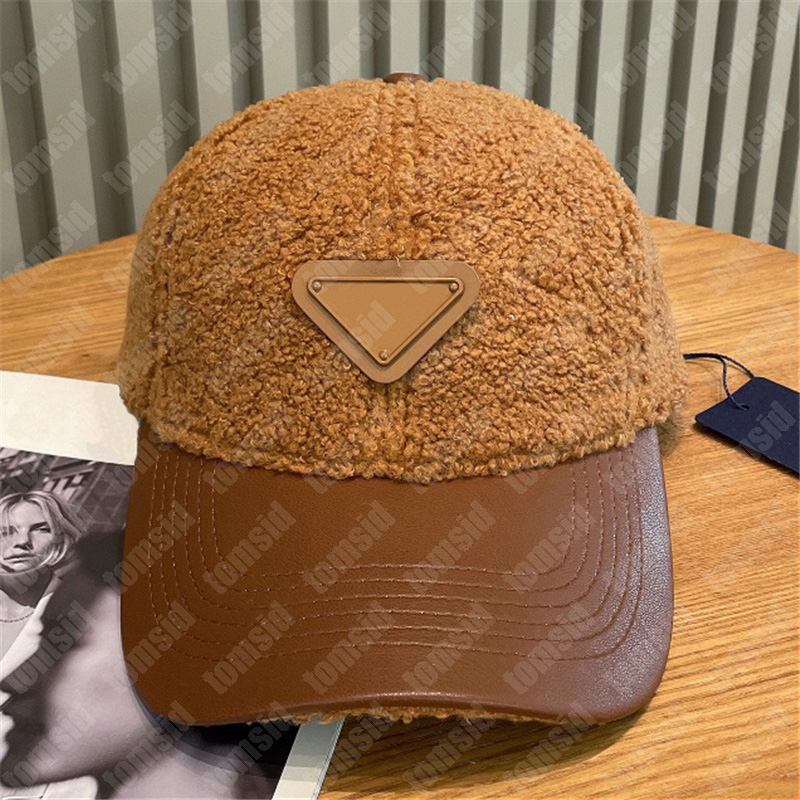 Unisex vinterdesigner baseball cap casquette kvinnor monterade hatt herrar varm designer hatt boll kepsar märke solid ull bonnet 6 färger229k