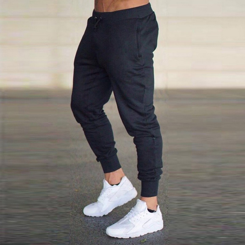 Mens Pants Jogging Sport Sweatpants Running Joggers Cotton Trackpants Slim Fit Bodybuilding Trouser 221007