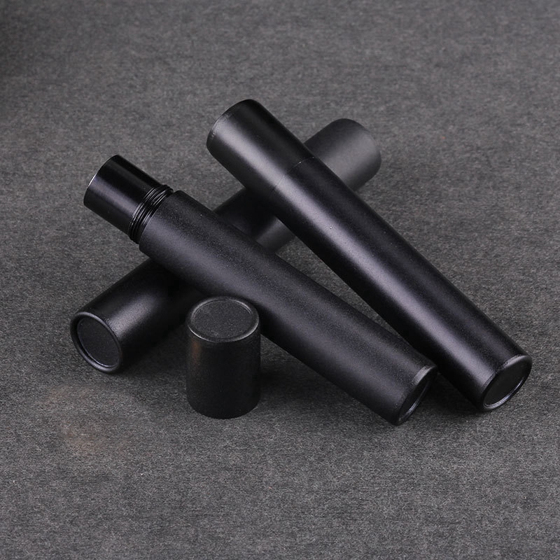 Latest Metal Black Smoking Dry Herb Tobacco Preroll Cigarette Holder Storage Box Waterproof Stash Case Cigar Seal Jars Portable Handpipes Tank Accessories