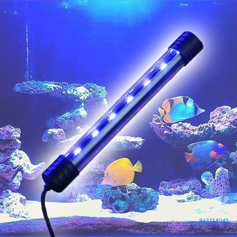 Aquaria Lighting Aquarium Vistank LED Licht Dubbele waterdichte staaf Striplamp EU -plug is van toepassing op de spanning van 220250V Country 2201007