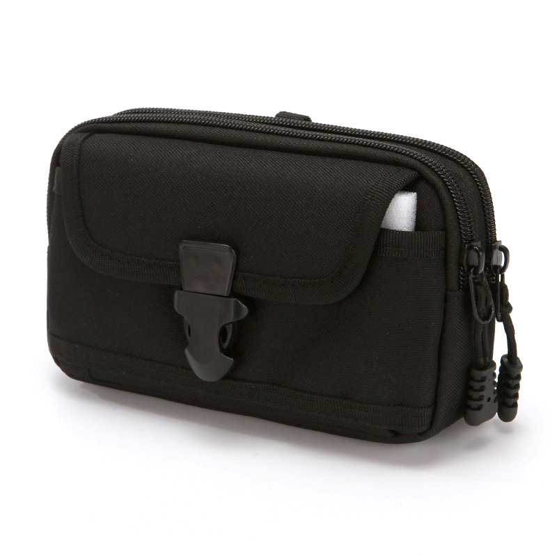 أكياس الخصر DHLWomen Oxford Plain 6.5 بوصة الهاتف المحمول Fanny Pack Wear Belt Hasp Sport Wallet