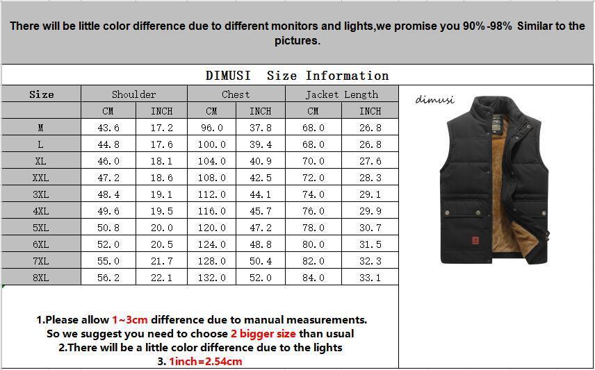 남성 조끼 Dimusi Winter Vest Fleece 두꺼운 따뜻한 양복 조끼 아웃복 캐주얼 열 소프트 바람개비 선수 소매 재킷 의류 221008