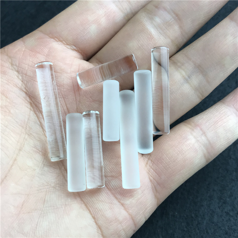 6mm Quartz Pillar Banger Insert Nail Smoking Pipes with Hookah 22mm 27mm 30mm 35mm Clear Sandblasted Frosted for Terp Slurper Holl2642026