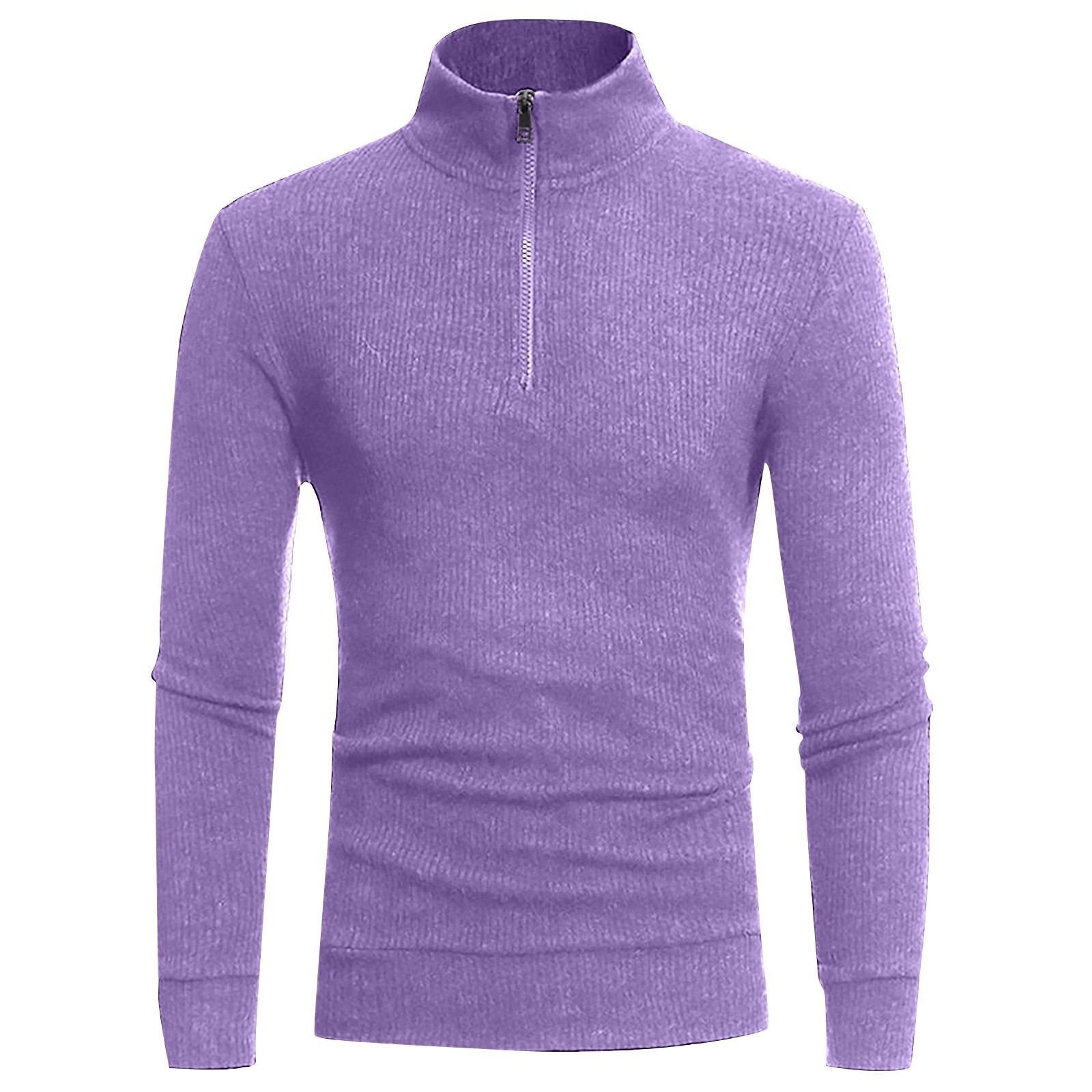 Maglioni da uomo Pullover da uomo Autunno spesso caldo lavorato a maglia solido manica lunga dolcevita maglioni mezza zip caldo pile cappotto invernale abbigliamento comodo 221007