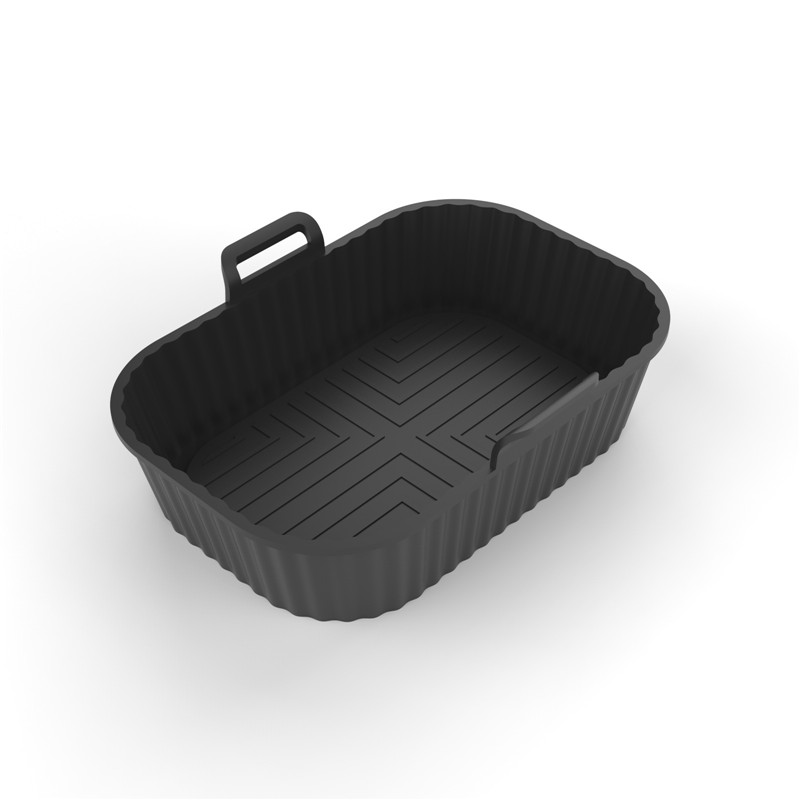 Gefrituurde kippenmand Mat luchtfriteuten oven bakplaat lucht friteuse siliconen pot ronde vervangende grill pan accessoires