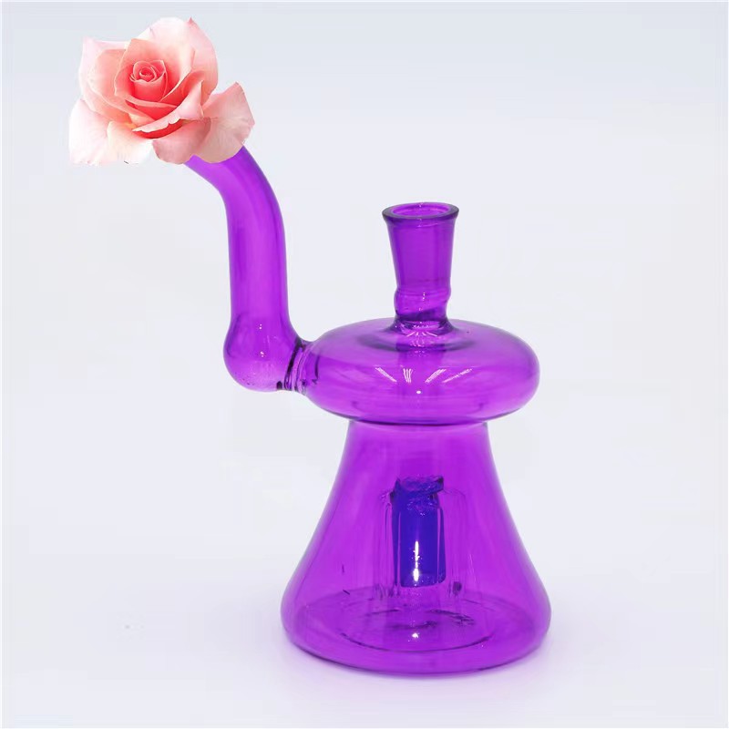 Tubo de queimador de óleo de narguilé grosso MINI borbulhador Bong pequenos tubos de queimadores dab rig mini copo inebriante Bongs de cera