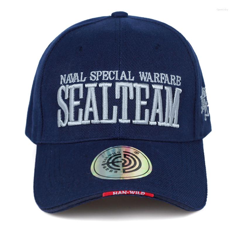 Ball Caps geliyor ABD Navy Seal Team Taktik Kapak Mens Ordu Beyzbol Markası Gorras Ayarlanabilir Kemik Snapback Hat255z